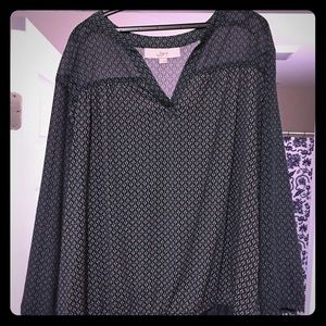 LOFT long sleeve blouse