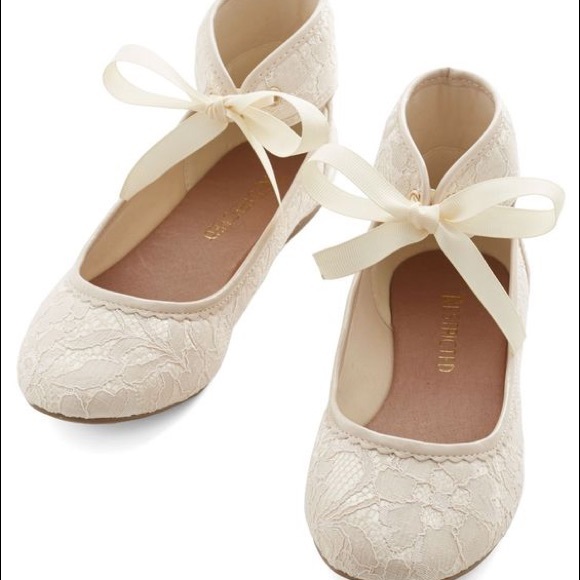 Restricted White Ivory Shoes
