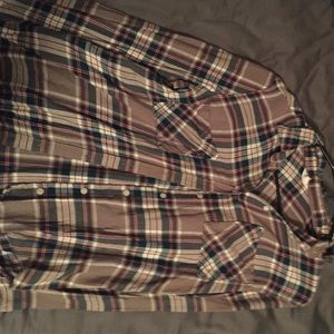 Plaid button up