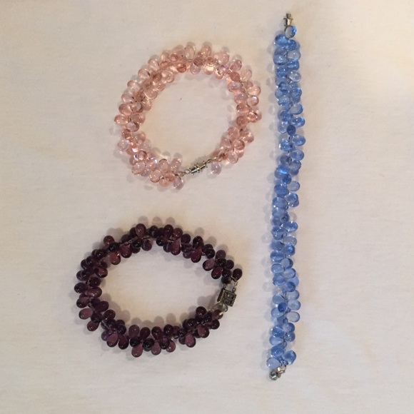 Handcrafted Pearl Drop Bracelets - image 1