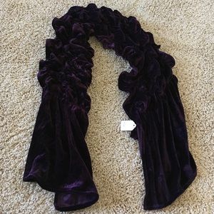 Beautiful Purple Scrunch Scarf