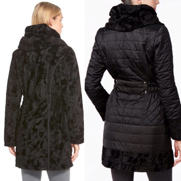 Laundry Fur Reversible Button Down Long Coat Rich! - image 2