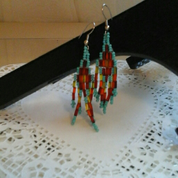 Colorful earrings - Picture 2 of 4