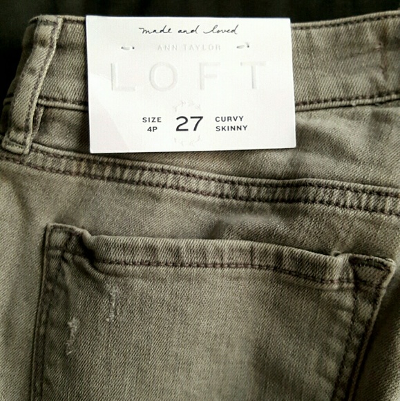 Ann Taylor Loft 4P Curvy Skinny Jeans