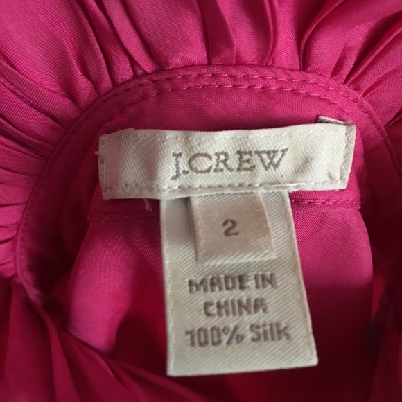✨J. Crew sleeveless silk ruffle blouse - Picture 3 of 3