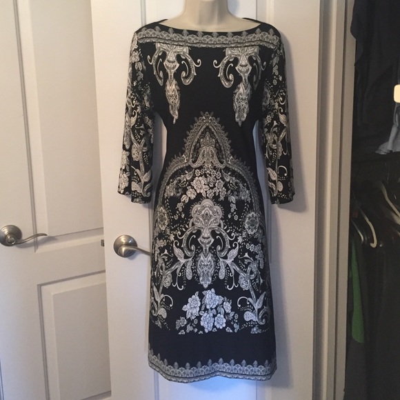 FOREVER BLACK AND WHITE DRESS
