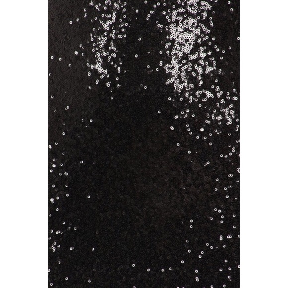 SALE!! Black Sequin Dress - Picture 3 of 3