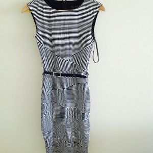 White House Black Market Bandage Style Dress