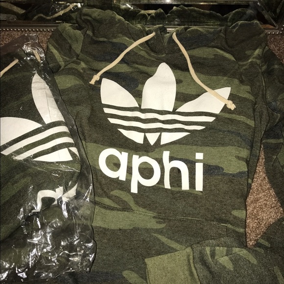 BRAND NEW Custom made Adidas Camo hoodie