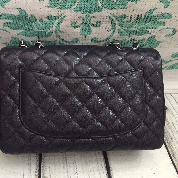 100 Authentic Chanel Jumbo Flap Gem