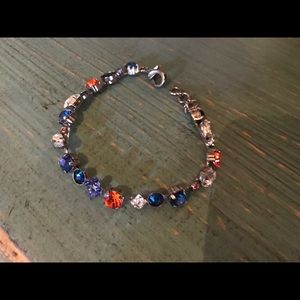 Sorrelli orange and Blue bracelet.
