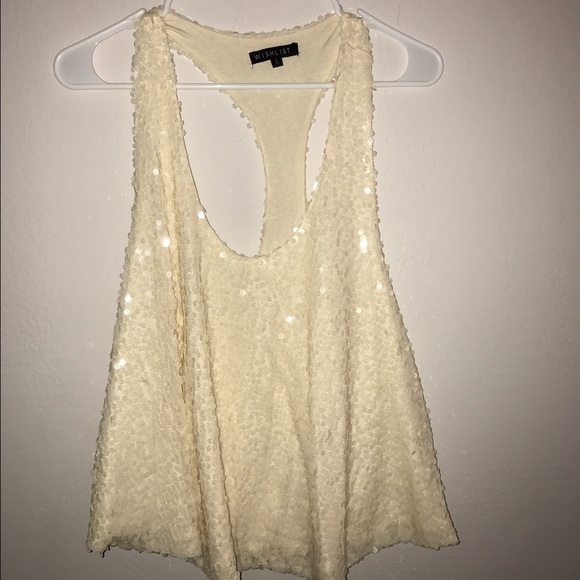 Boutique Sequence tank top large