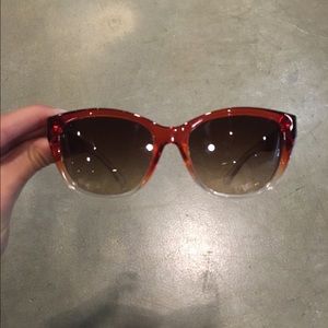 Coach Cherry Red Cat Eye Sunglasses