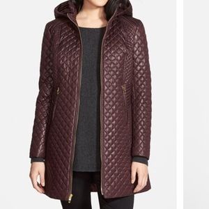 Host Pick ✨ Via Spiga Hooded FrontZip Quilted Coat