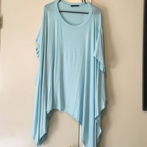 Angelic top.  Light blue.. Photo of how it looks