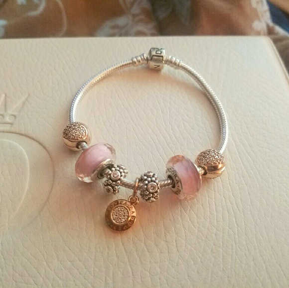 charm rose pandora charm rose pandora