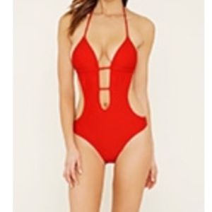 HOT red NWT one piece!