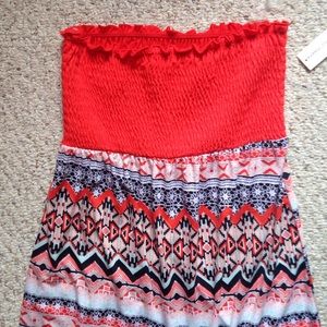 Tribal High-Low Dress
