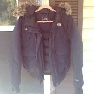 North Face Down Coat with Fur Hood
