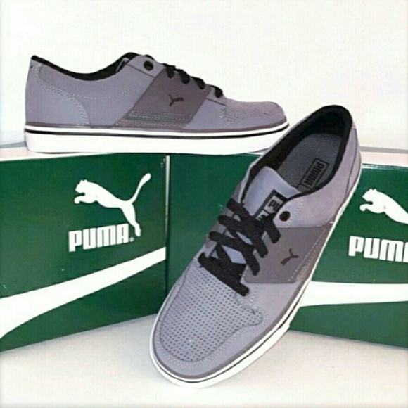 ✔SALE✔NEW LEATHER 6 Y Puma SneakersNWT - Picture 2 of 6