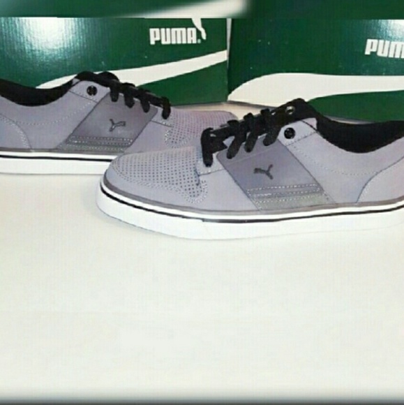 ✔SALE✔NEW LEATHER 6 Y Puma SneakersNWT - Picture 4 of 6
