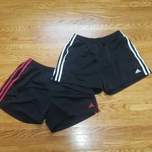 Two pair of Adidas Athletic Shorts
