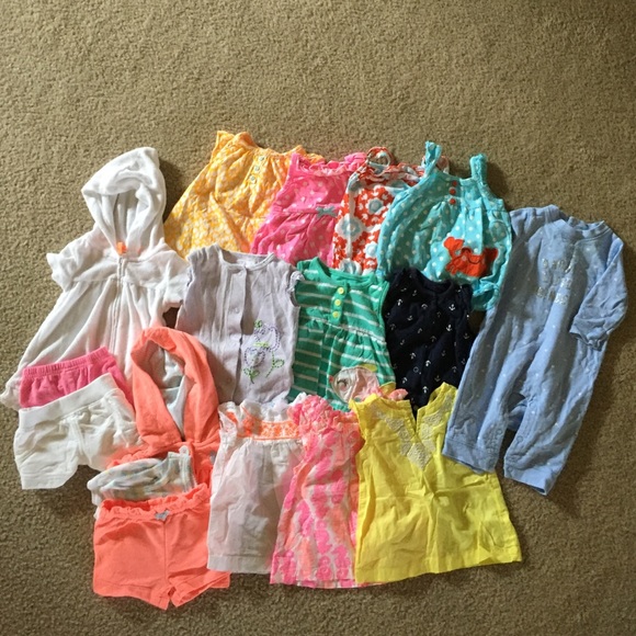 Carter's 3M baby girl's lot.