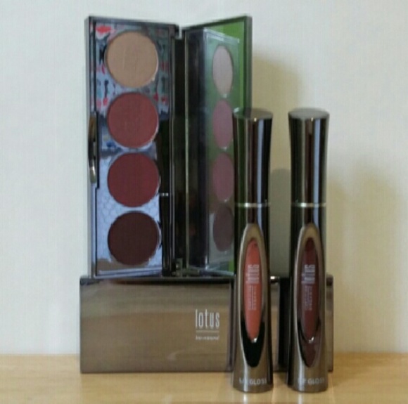 Lotus Other - Lotus Bio-Mineral bundle - eye palettes, lipgloss
