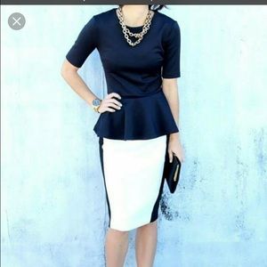 🎀 jCrew Tuxedo Skirt.  RARE!!!