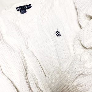 Men's - Vintage Nautica Cable Knit Sweater