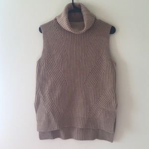 Madewell turtleneck vest sweater