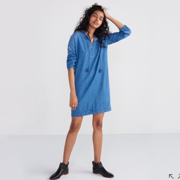 Madewell Denim Tunic Dress - Picture 2 of 3