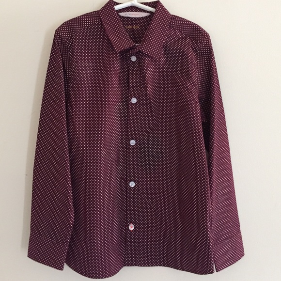 Boys button up shirt, size 8-9.