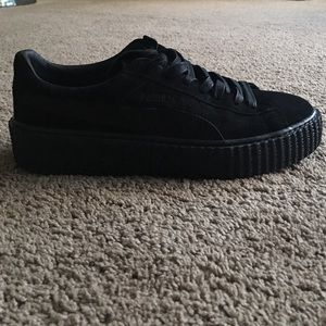 Suede creepers satin Rihanna Puma