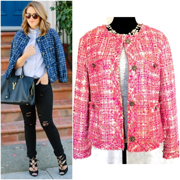 old navy tweed jacket