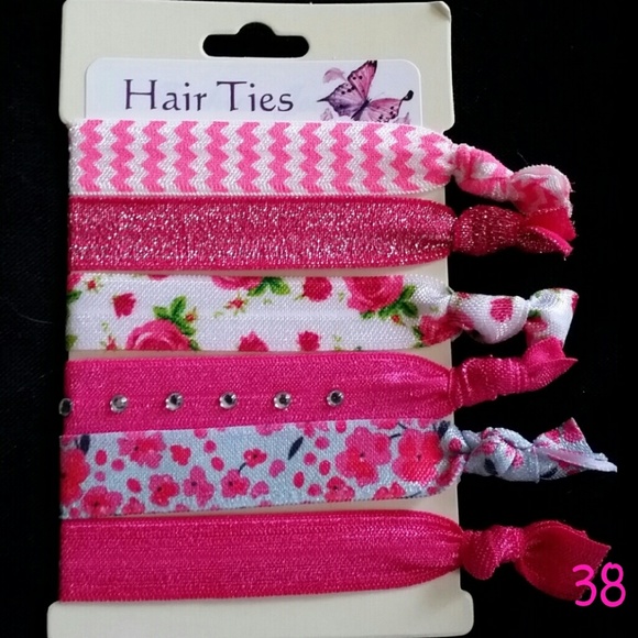 Boutique Accessories 312 Hair Ties Pink Is My Signature Color 38