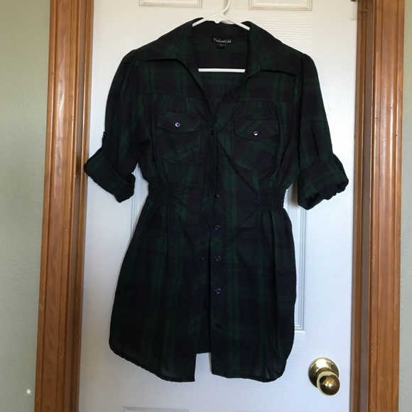 Plaid Tunic