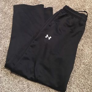 Black Under Armour sweat pants