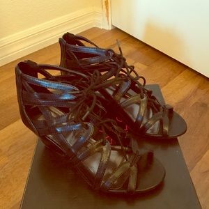 Material girl sandal wedge