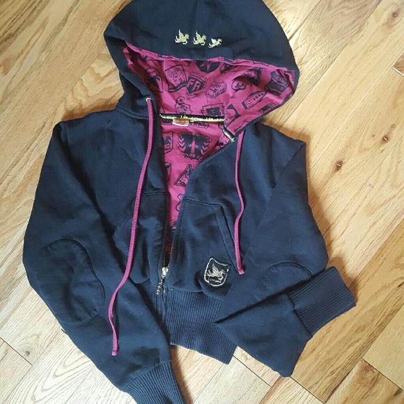 Femme Arsenal
Sweaters - Cropped hooded sweater by Femme Arsenal
