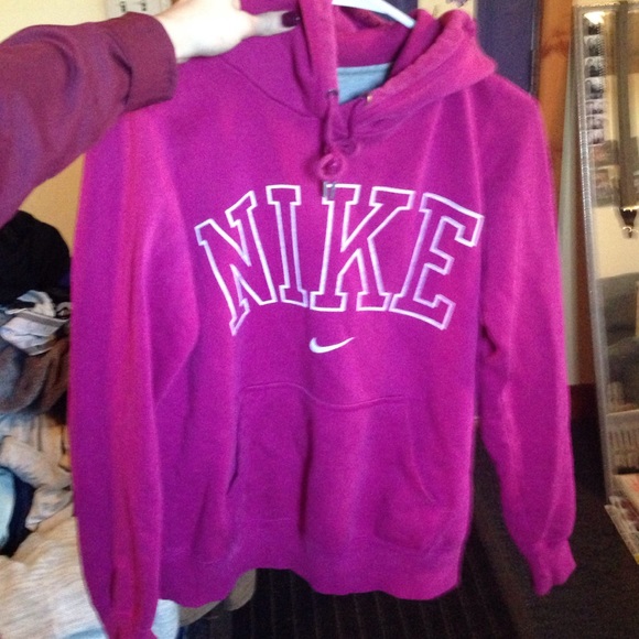 Pink nike hoodie
