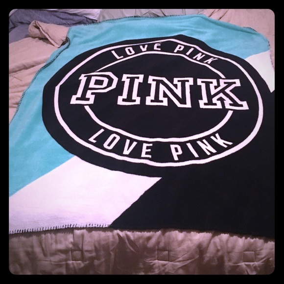 Victoria's Secret pink blanket