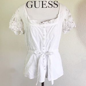 Guess White Top