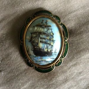 ❗️BOGO SALE ❗️Sailing Ship Brooch
