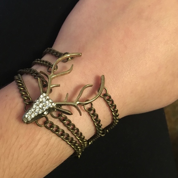 Gold Deer Bracelet