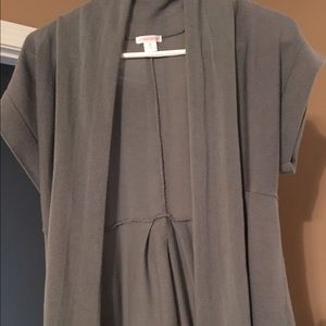 Short sleeve cardigan