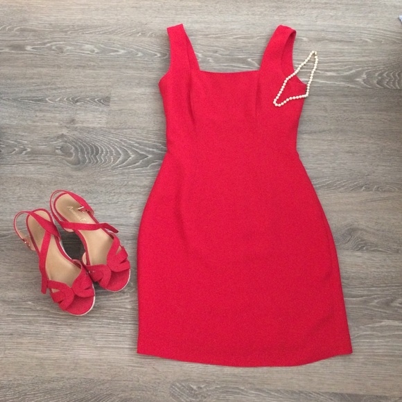 Lillie Rubin Red Dress