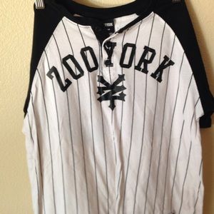 |SALE|Zoo York Pinstriped Raglan Top