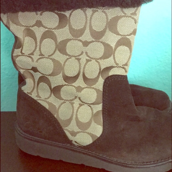 Coach Brown Boots