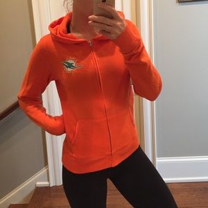 Victoria secret pink Miami Dolphins hoodie!